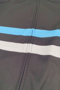 Large-scale custom men's cycling shirts fashion design striped zipper cycling shirts cycling shirts store SKCSCP012 side view